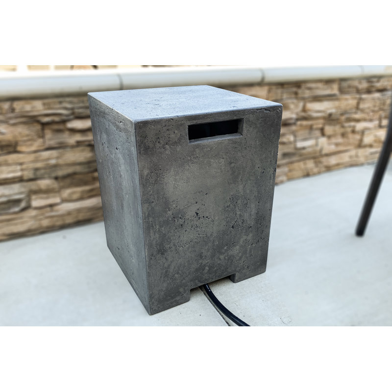 Enceinte de réservoir de propane en béton Salsa