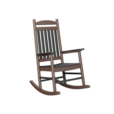 Casual Back Outdoor Rocker Chair