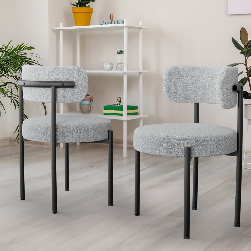 2PCS Dining Chair, Gray