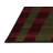 Machine Washable Checkered Brown Area Rug-285661918
