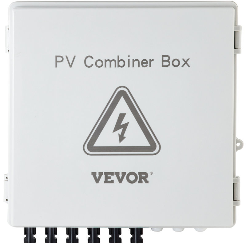 PV Combiner Box, 6 String, Solar Combiner Box with 15A Rated Current Fuse