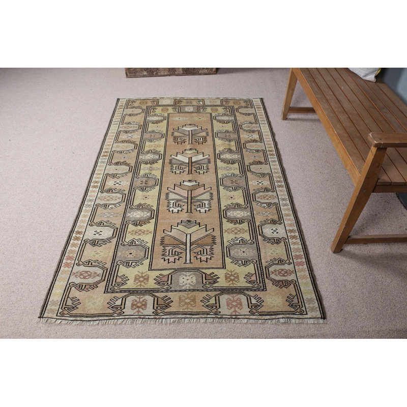 Le tapis turc tissé à la main en orange chaud est idéal pour votre cuisine ou comme beau cadeau de maison