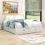 Lit plateforme en bois avec 6 tiroirs de rangement-1258302594-1258302601