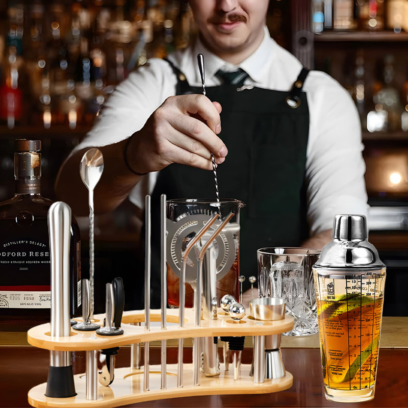 Ensemble d'outils de bar en acier inoxydable Dessouses