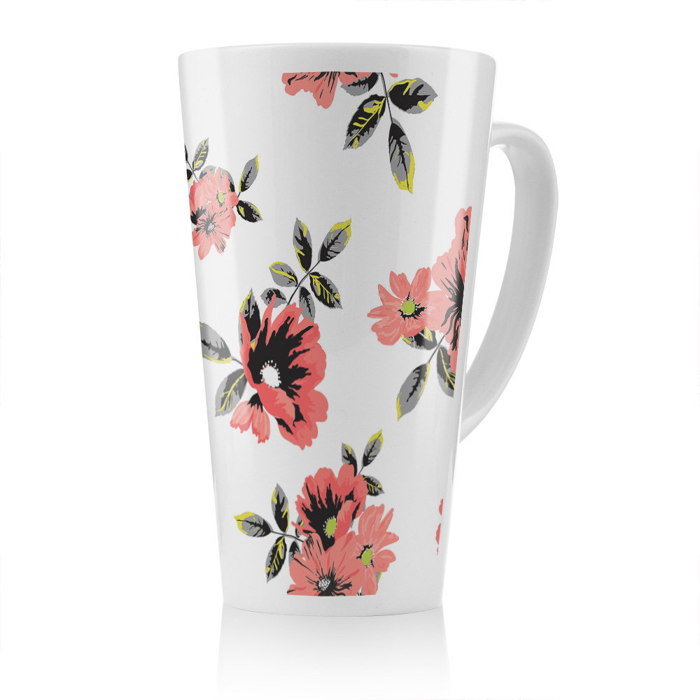 Flowers Latte Mug