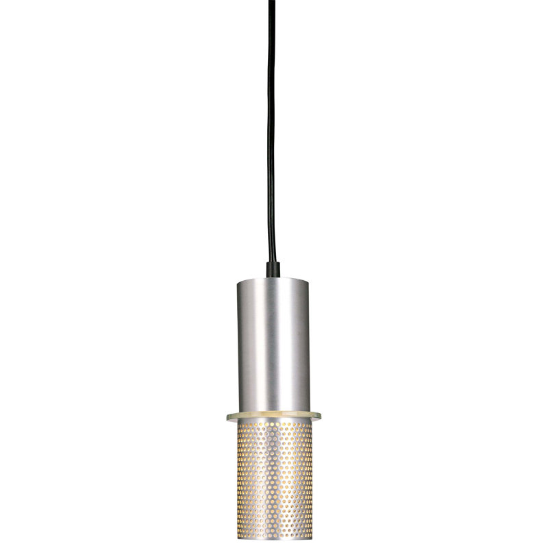 Larry 1 - Light Satin Aluminum Unique/Statement Pendant