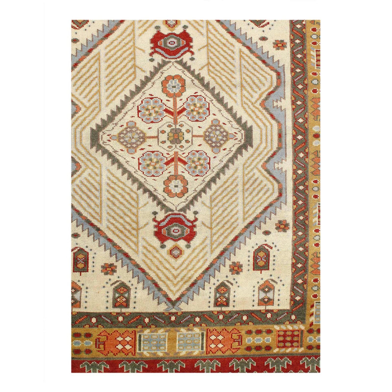 Oriental Area Rug in Beige