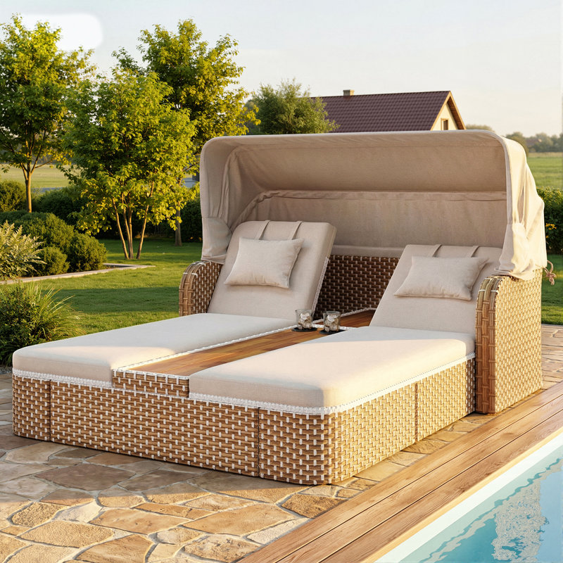 192cm Long Double Chaise