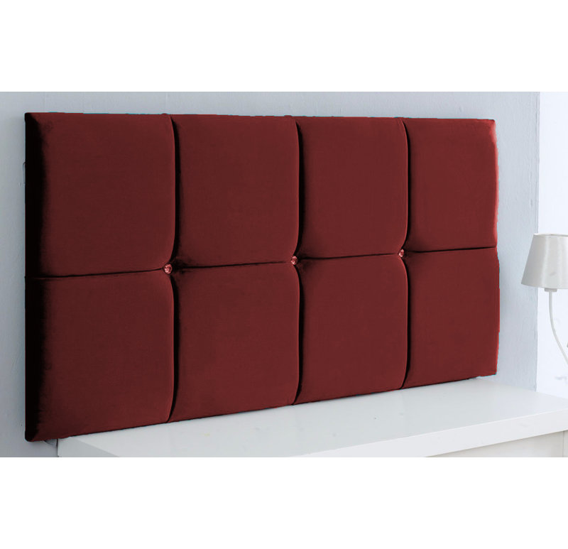 Upholstered Headboard, Teal Chenille, Kingsize (5')