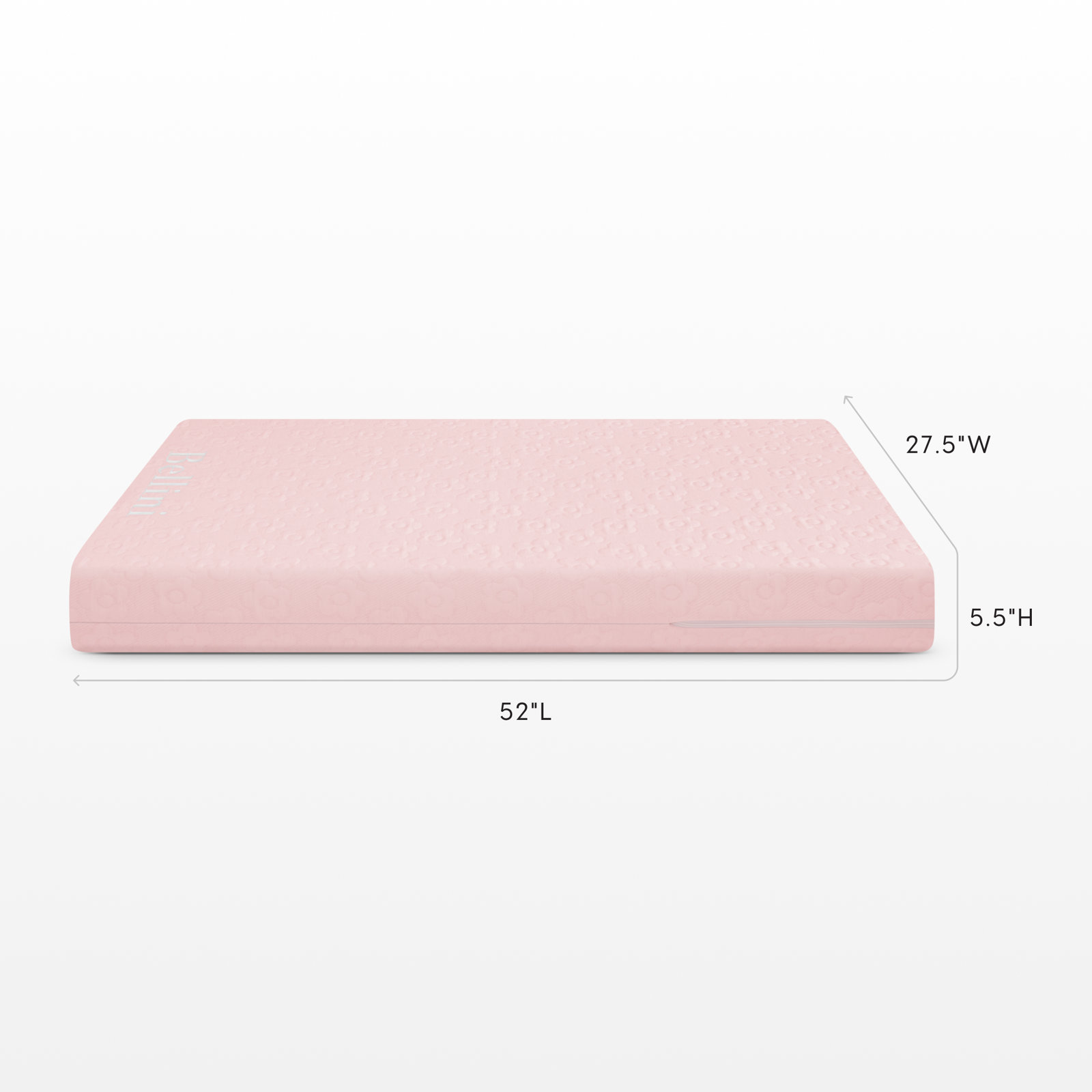 Bellini Breathable Essential Crib Mattress, Pink