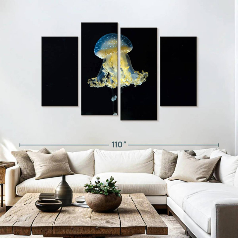 Brampt Abyssal Jellyfish, 54'' H x 84'' W