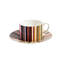 Missoni Tea Cup & Saucer STRIPES Set Of 2 In Luxury Box Jenkins 148 Diam. 3.3", H 2.3", Cap. 7.5 Oz, Saucer Diam. 6"-1555167768