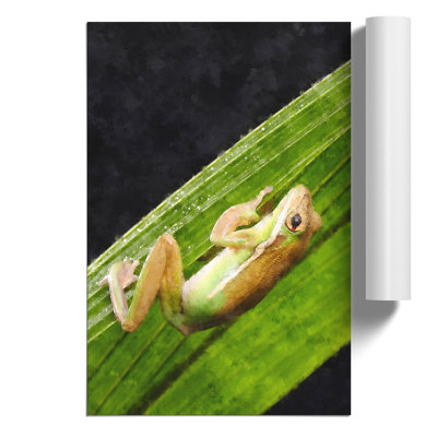Frog Painting - Frameless Print