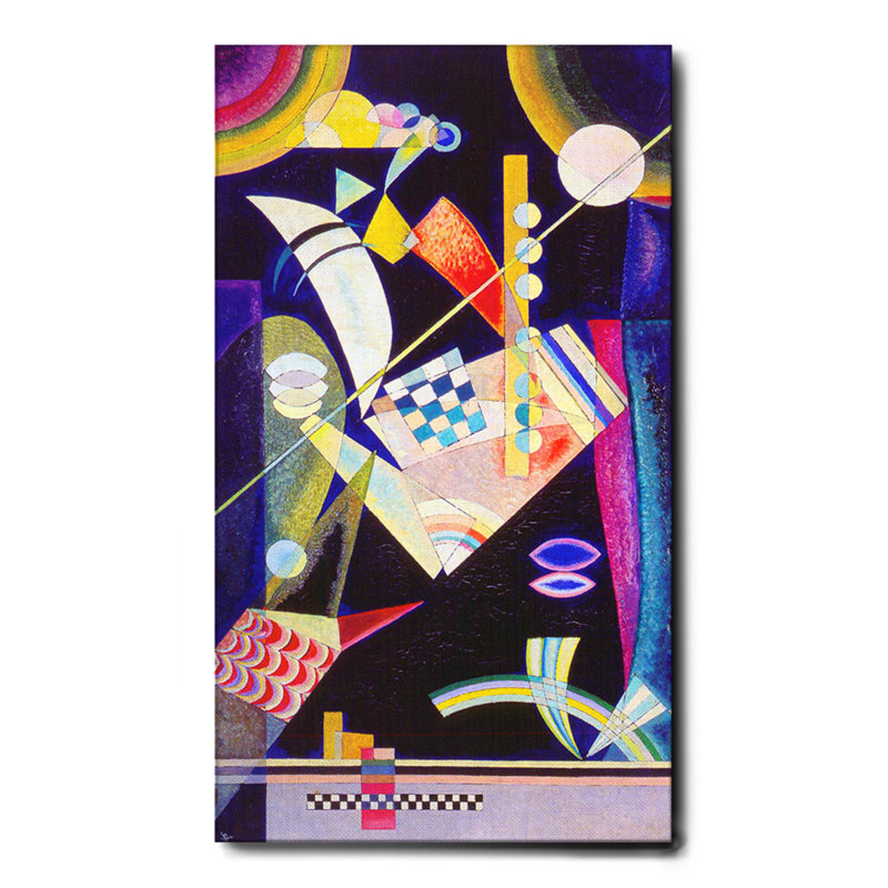 Diagonale by Wassily Kandinsky - Rectangle Print on Canvas, 135cm H x 75cm W