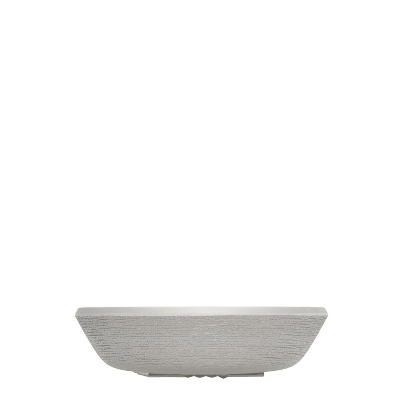 Trama Melamine Soup Bowl, Dark Gray