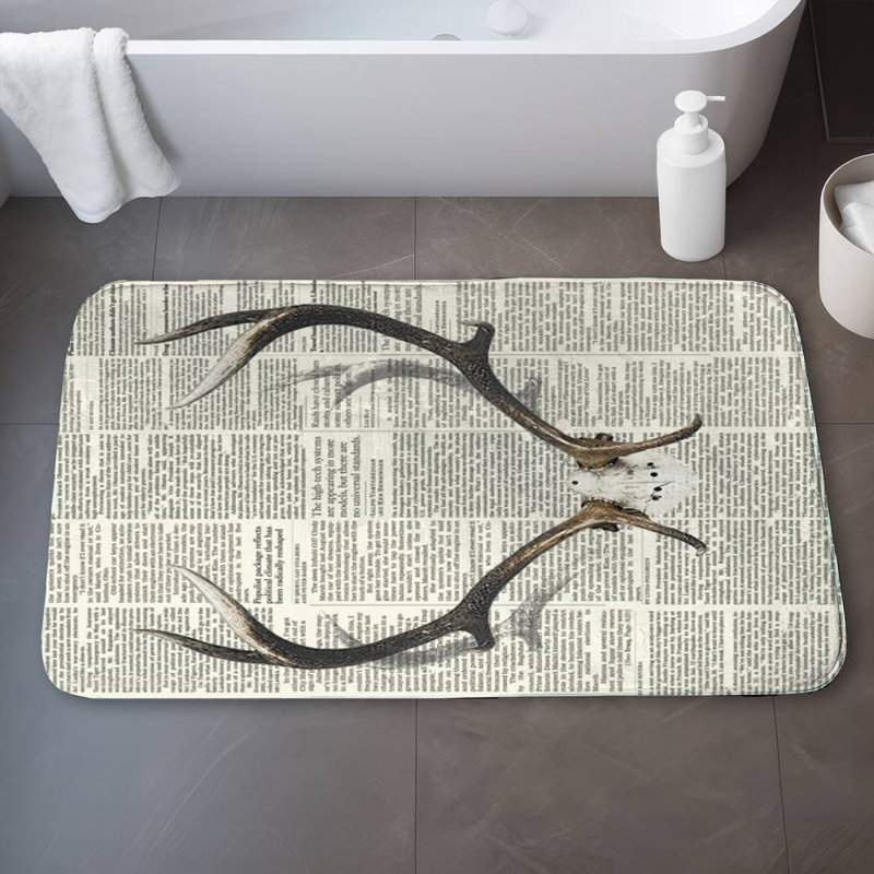 Floralee Microfiber Non-Slip Bath Mat