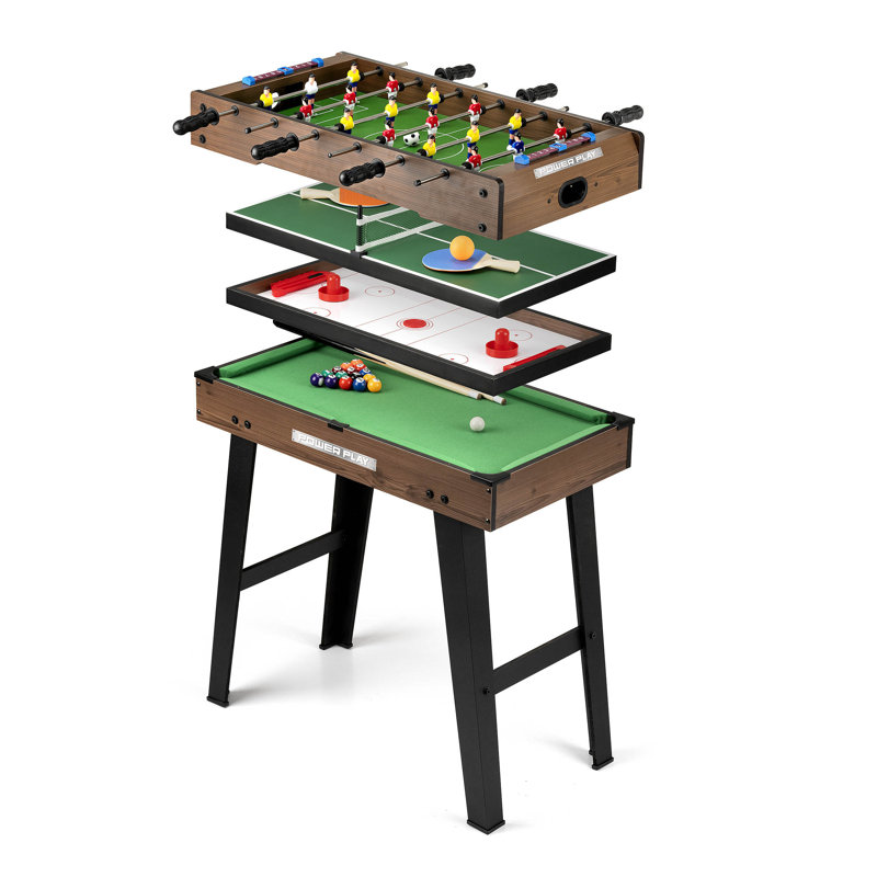 Power Play 4 in 1 Stand Up Games Table Lecroy
