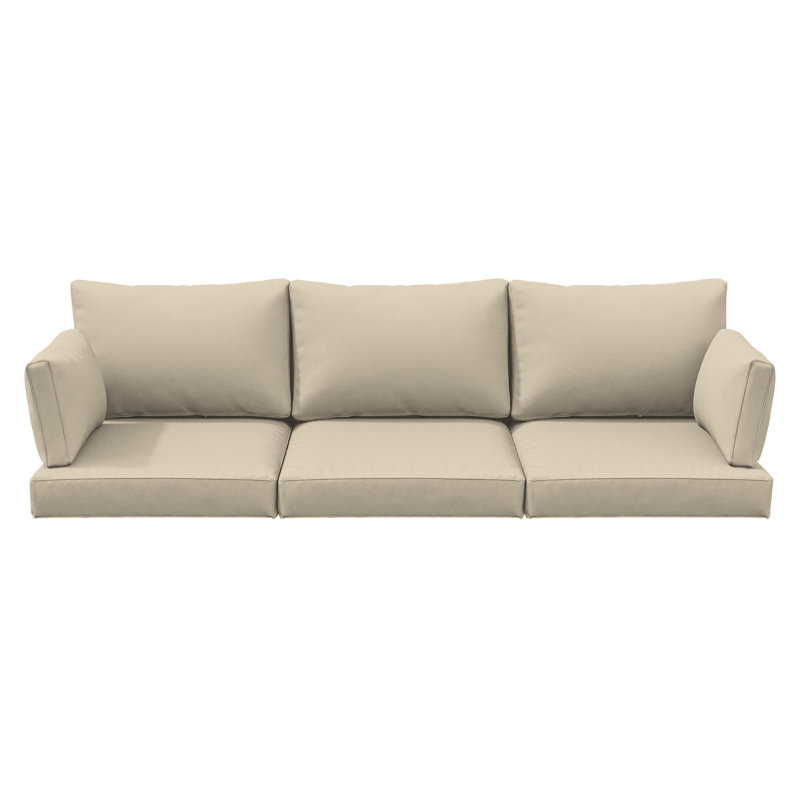 Ensemble de coussins d'extérieur pour 3 sièges, Beige