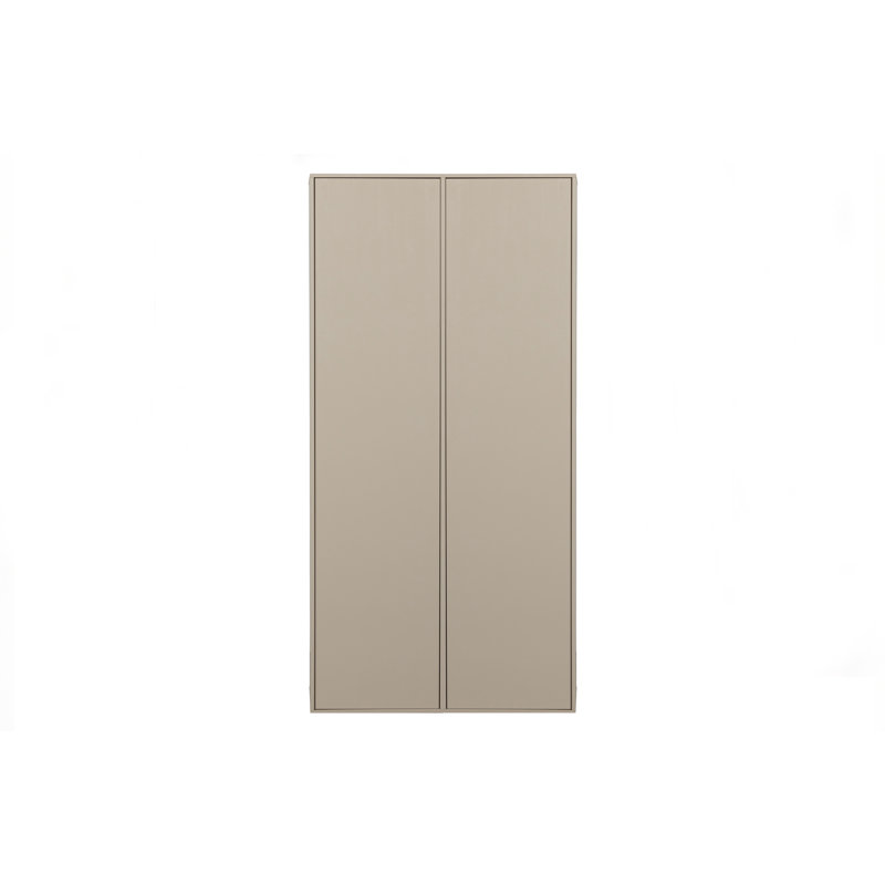 2 Door Wardrobe, 200 cm H x 100 cm W x 58 cm D