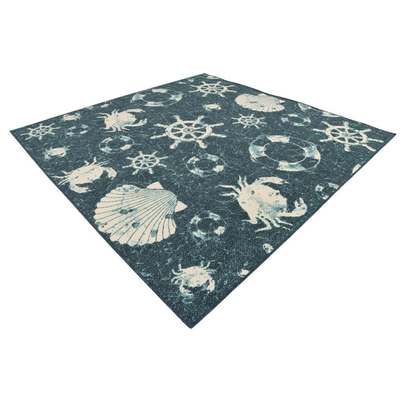 Caladoc Indoor / Outdoor Rug, Square 7'10"