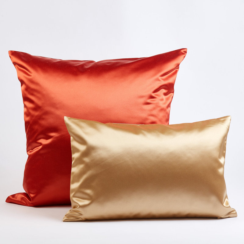 Duchess Pillow Cover & Insert, Square 22", Bittersweet