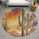 Machine Washable Indoor/Outdoor Bourkelands ACN2337 Botanical Rug