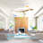 52" Ceiling Fan With Lights Remote Control,Quiet Dc Motor 3 Blade Ceiling Fans 6 Speed Levels,Reversible Ceiling Fan, For Patio Living Room, Bedroom, Office,Indoor-1149466235