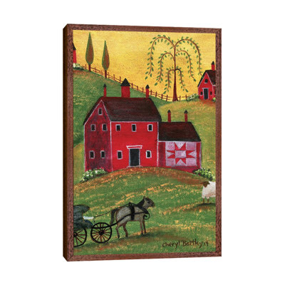 Country Homestead 1 Piece Painting on Canvas