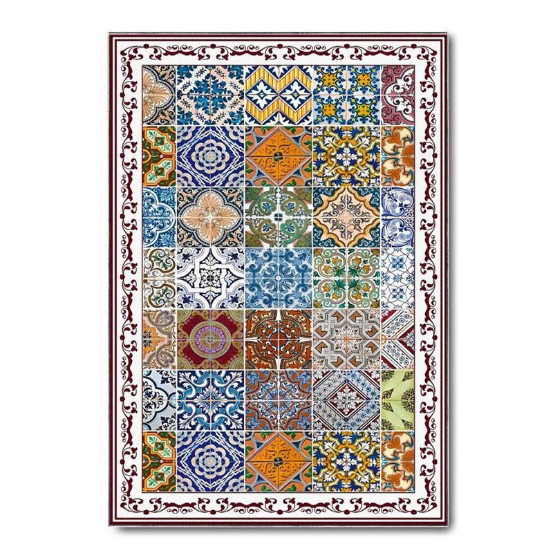 Tapis en coton Kya, Rectangle 3 pi 3 po x 3 pi 11 po