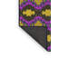 Tapis violet/jaune à motif-1545350821