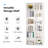 Zendaya 71.65" H x 23.62" W Cube Bookcase Set of 2