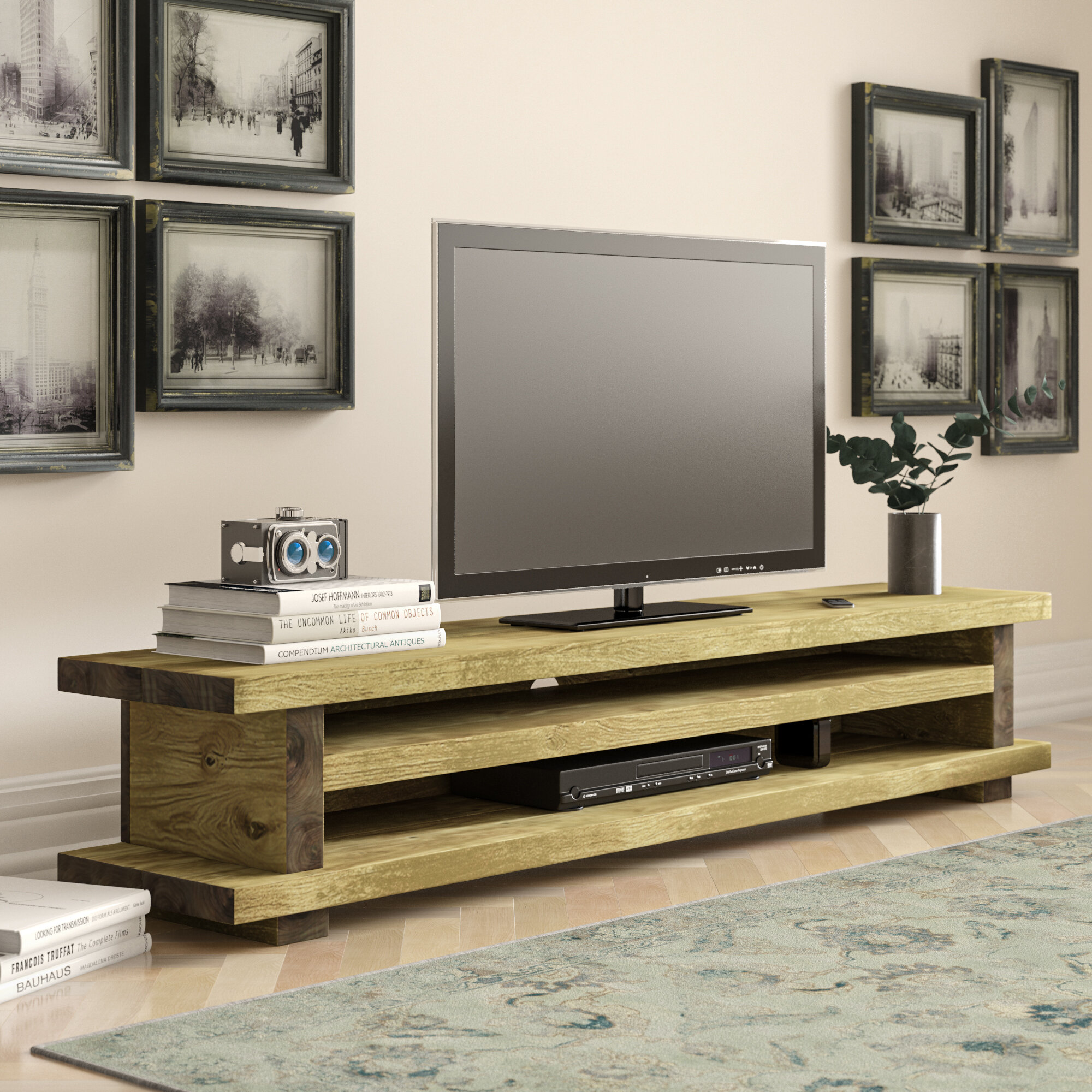 Wayfair rustic tv deals stand