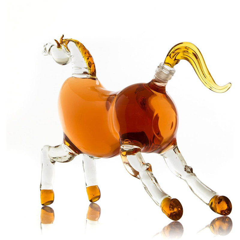 33,9 oz. Lauterbach Carafe à décanter Horse Whiskey