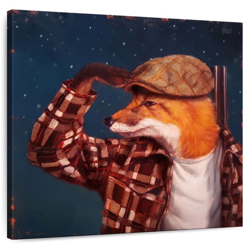 Crowle Fox Hunt, 33" H x 33" W