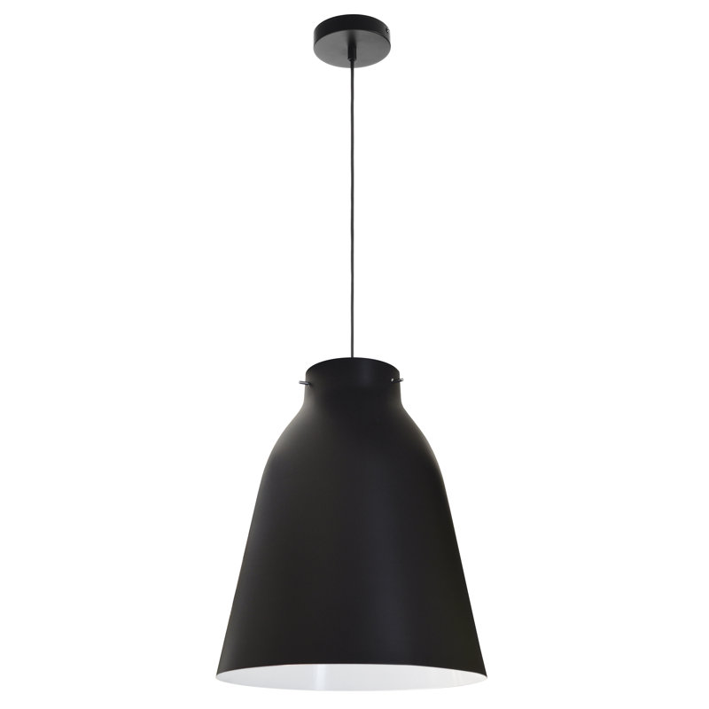 Mahendra 1 - Light Bell Pendant, Black, Black