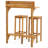 Jager Rectangular 2 - Person Bistro Set