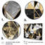 «Clariandra Gold», impression géométrique sur toile-88519252-88519255