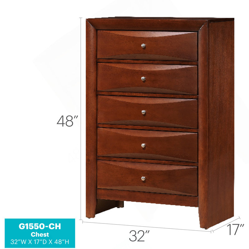 Commode Marilla, cerise, Cerisier
