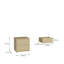 Alice Springs Low Bedside Cabinet with 2 Drawers Push-to-Open-7405300