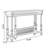 Black Solid Wood Rectangular Console Table-1087095763