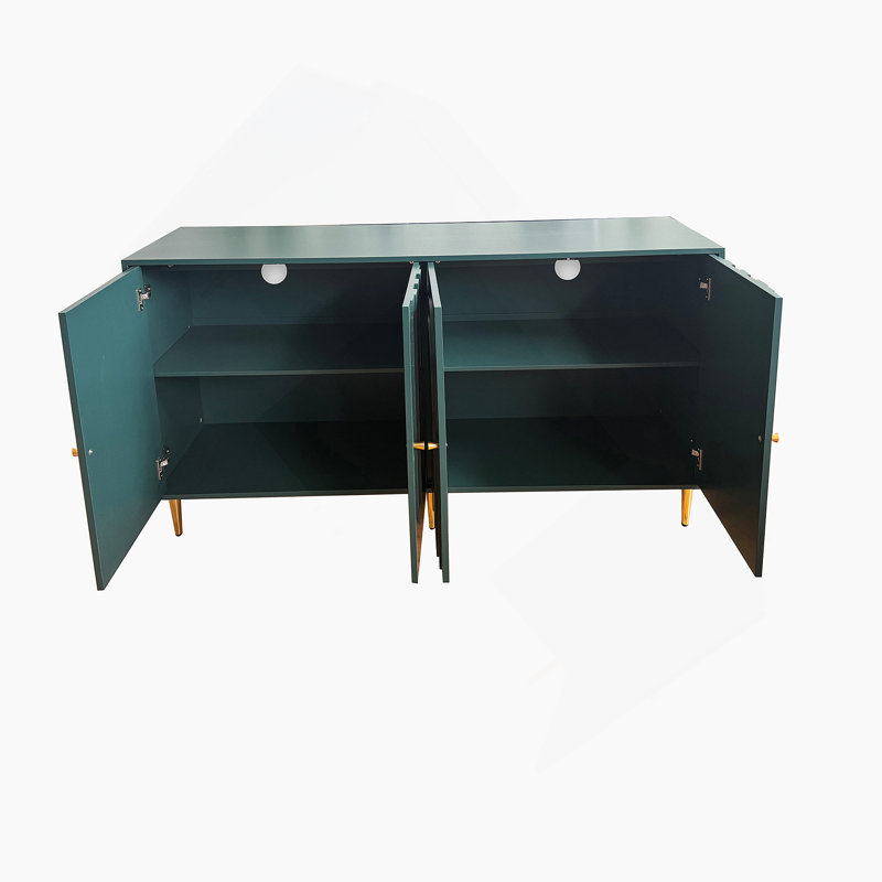 Armoire de rangement Buffet Modern, Vert