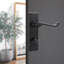 Victorian Scroll Privacy Lever Handle 