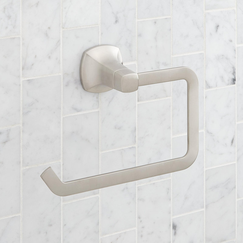 Sefina Towel Ring, Brushed Nickel