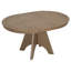 Table de salle à manger extensible de style rustique pour table de campagne rustique Trexm de 4-6, 42 à 58 pouces avec finition patinée et pieds croisés robustes (espresso)