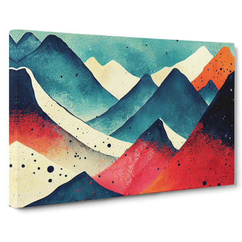 Mountain Splash Vol.3 Abstract - Wrapped Canvas, 40cm H x 60cm W x 3cm D