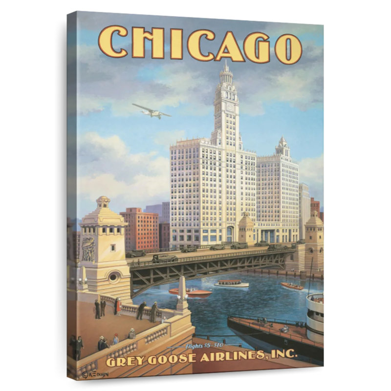Sirci Chicago, H 30 po x l 20 po