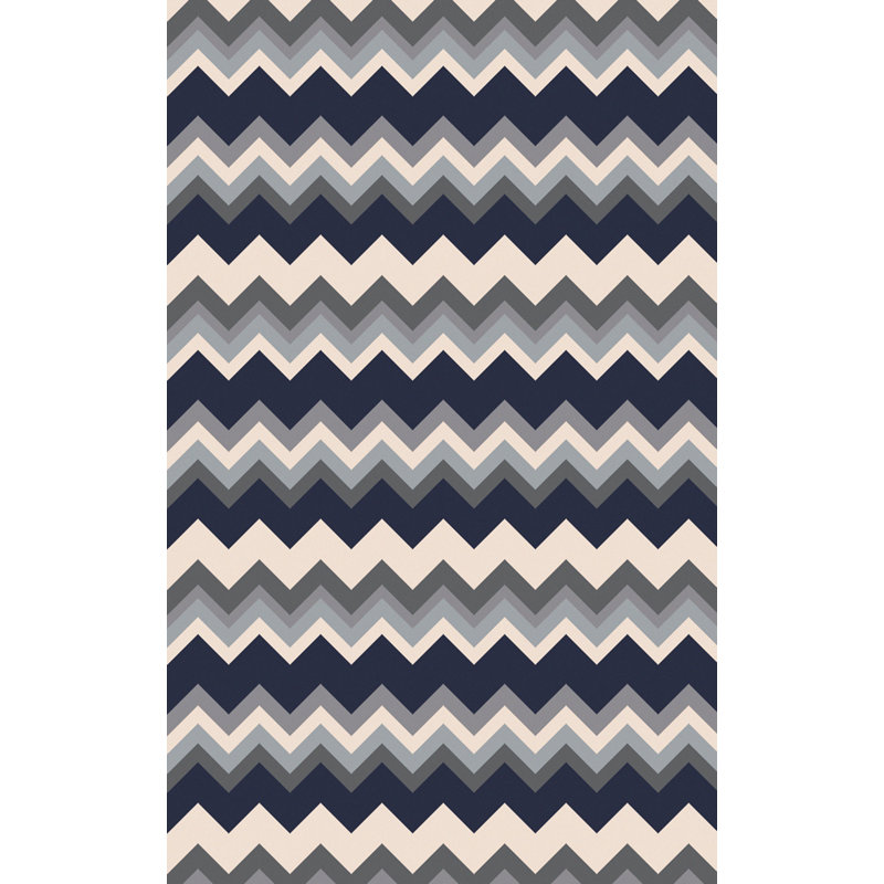 Diego Wool Chevron Indoor Rug, Rectangle 8' x 11'