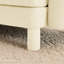 2 beige avec revêtement élégamment incurvé et respirant pour un système de ressorts en mousse dense et confortable à long terme-1941358199