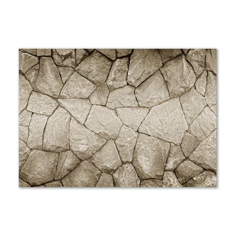 Stone Wall - Wrapped Canvas Print