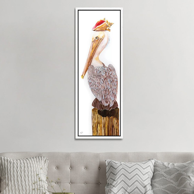Balance 1 Piece Painting on Canvas, 152.4cm H x 50.8cm W x 3.81cm D, White Framed